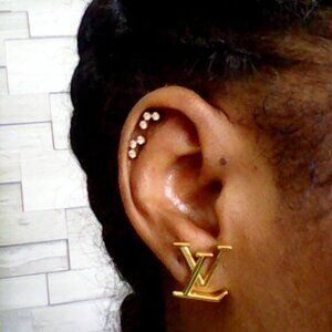 Gold earrings- avail now